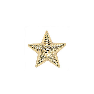 Звезда на погоны из жёлтого золота