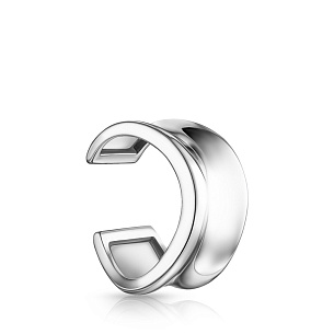 Серьга-кафф из серебра