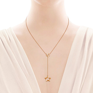 Колье из красного золота