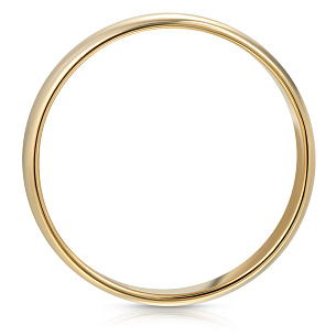 Кольцо без вставок обручальное гладкое
