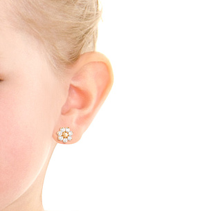 Серьги Пусеты детские