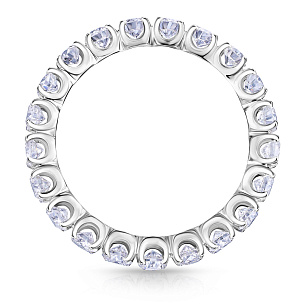 Кольцо из белого золота с бриллиантом