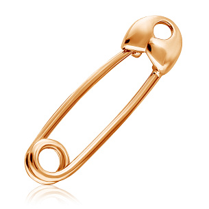Булавка детская из красного золота