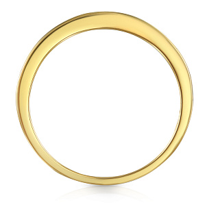 Кольцо из желтого золота с сапфиром