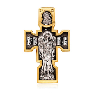 Крест из серебра с золочением