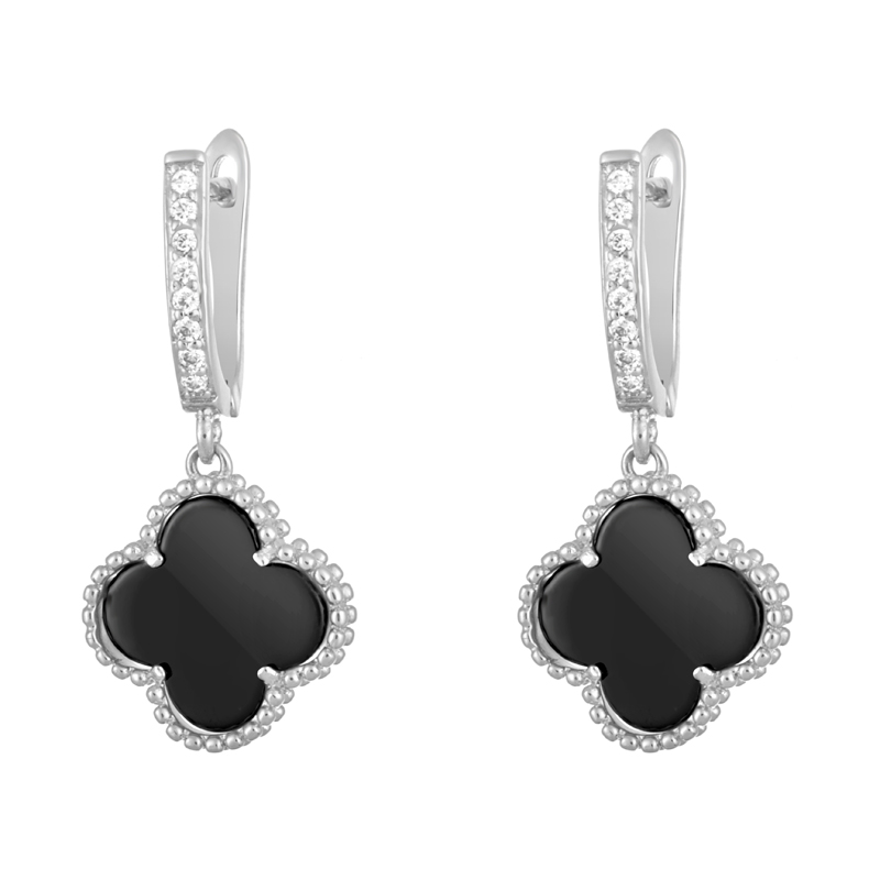 

Серьги с английским замком из серебра TC-E00206-B-W-X-X-W