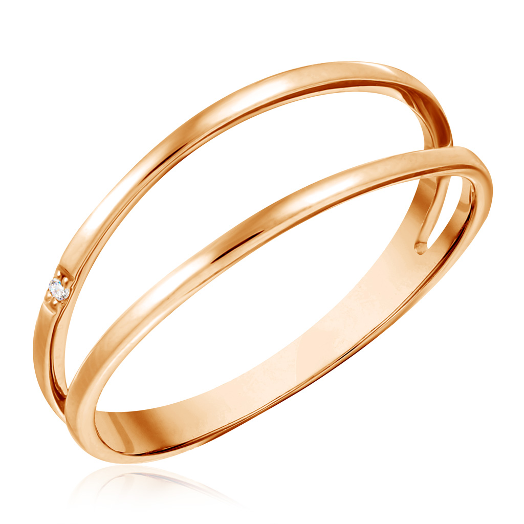 Бронницкий ювелир кольцо из золота ф7157-01-7017