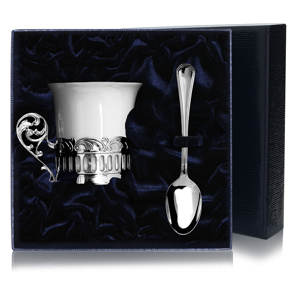 Серебряный кофейный набор «Богема» серебряный ключик сказка