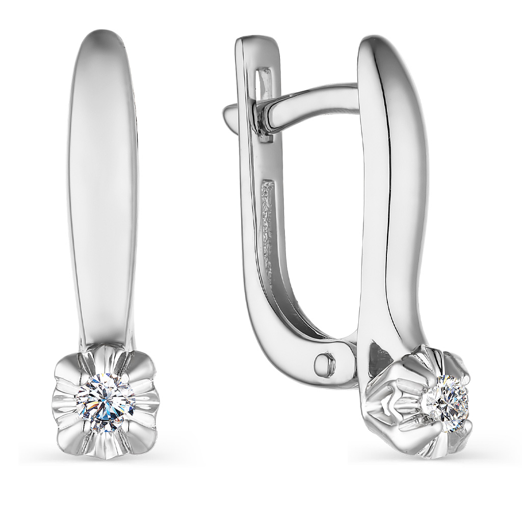 

Серьги с английским замком из золота 23536-200