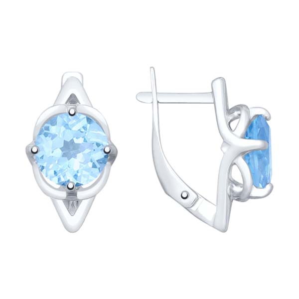

Серьги с английским замком из серебра 92022028