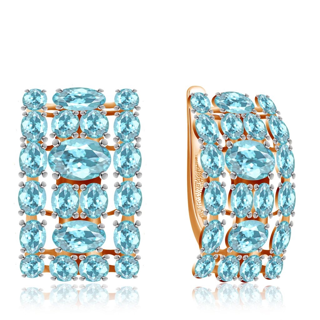 

Серьги с английским замком из золота Д0268-724513