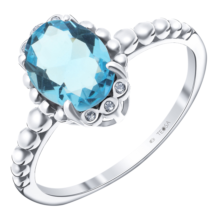 

Серебряное кольцо с топазом R-DRGR00738-Т