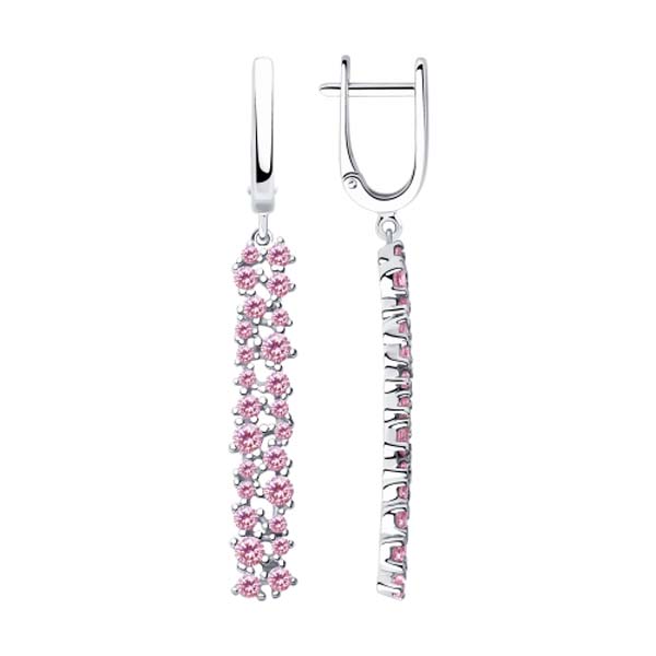 

Серьги с английским замком из серебра 94023567