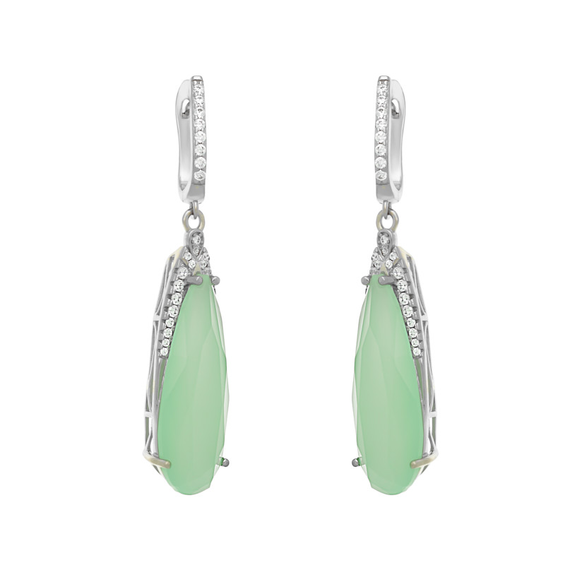 

Серьги с английским замком из серебра 0600296-0001750102