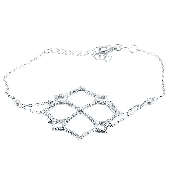 Браслет декоративный из серебра браслет из серебра с керамикой р 16 diamant 94 150 01263 2