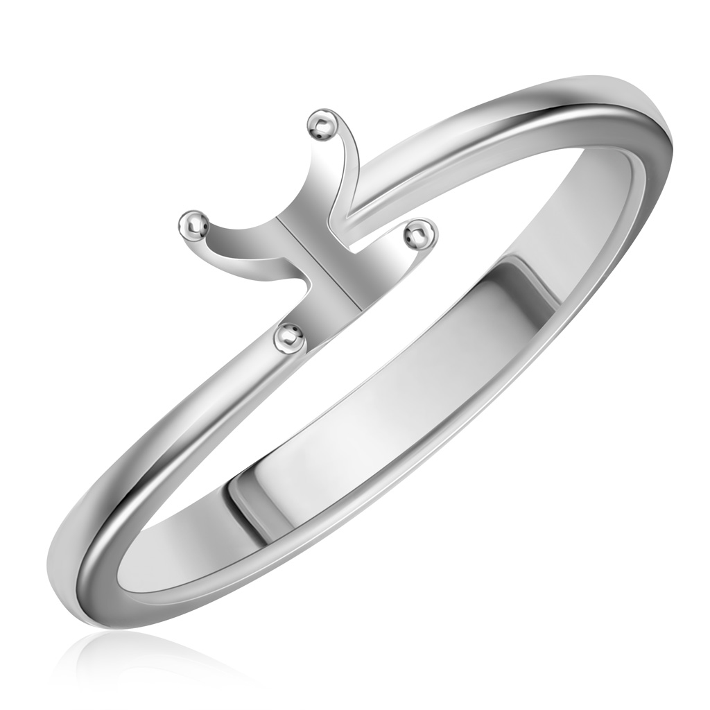 Оправа-кольцо из белого золота крюк кольцо с дюбелем белый цинк 8 мм 3 шт 244131