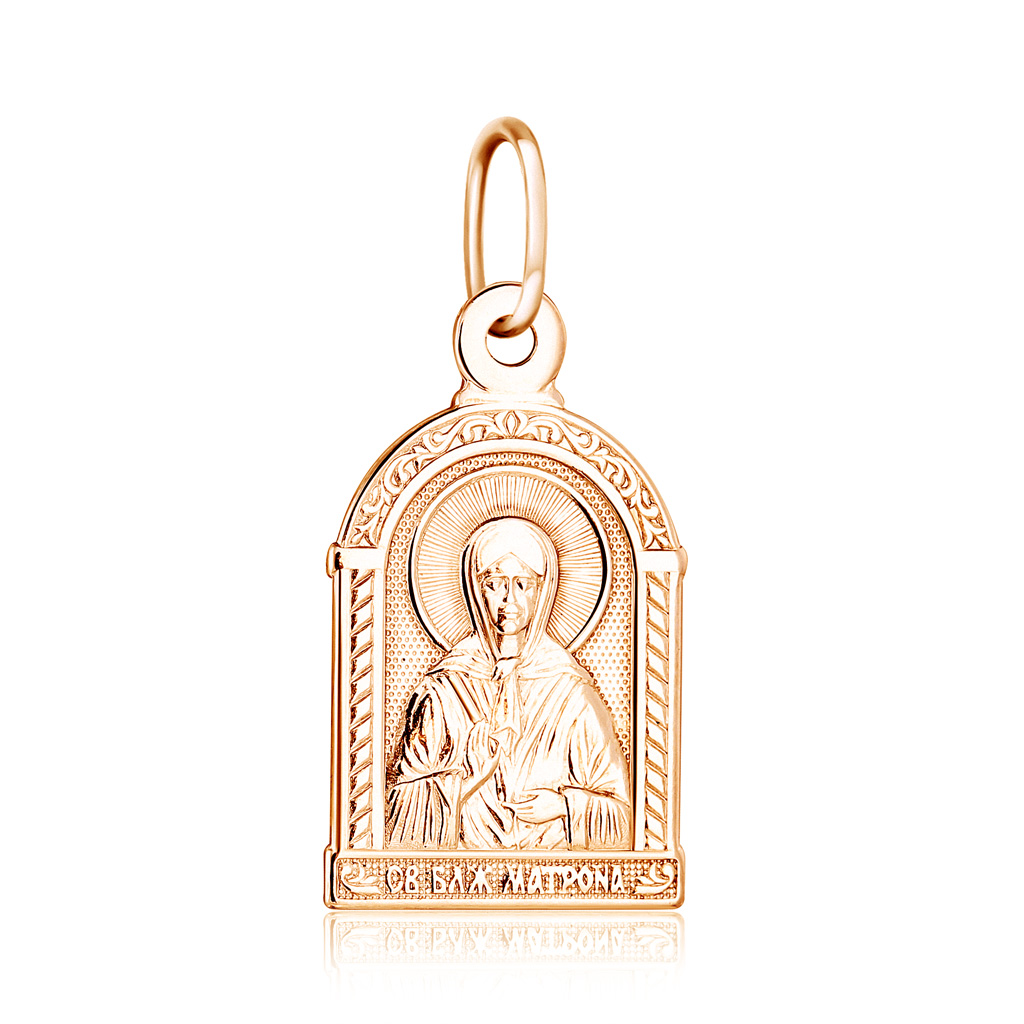 Иконка Святая Матрона из золота золотая иконка святая матрона