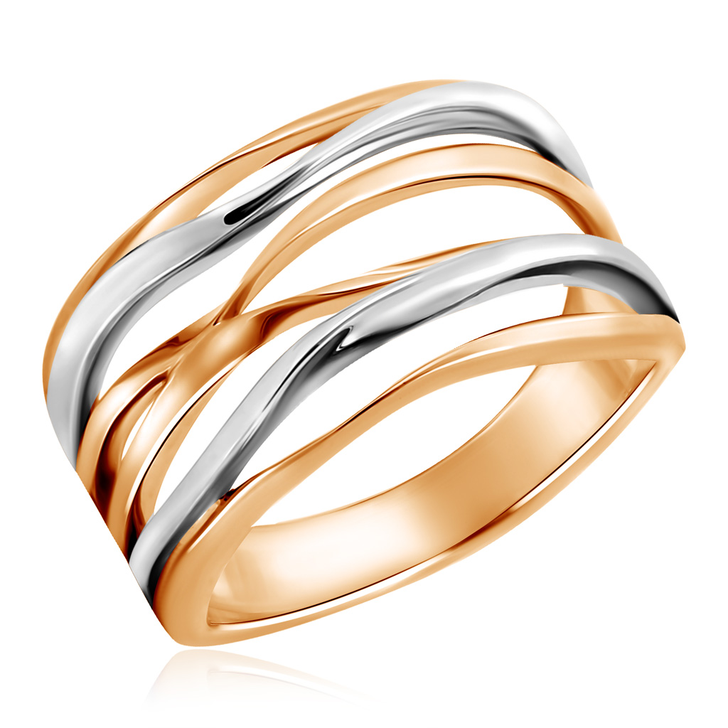 Массивные женские кольца из золота