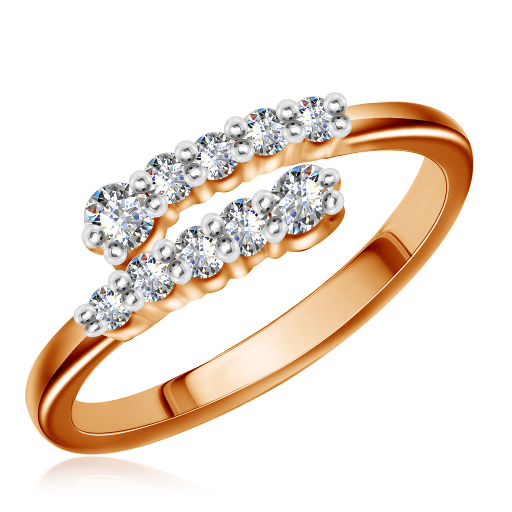 Бронницкий ювелир кольцо из красного золота r5111669