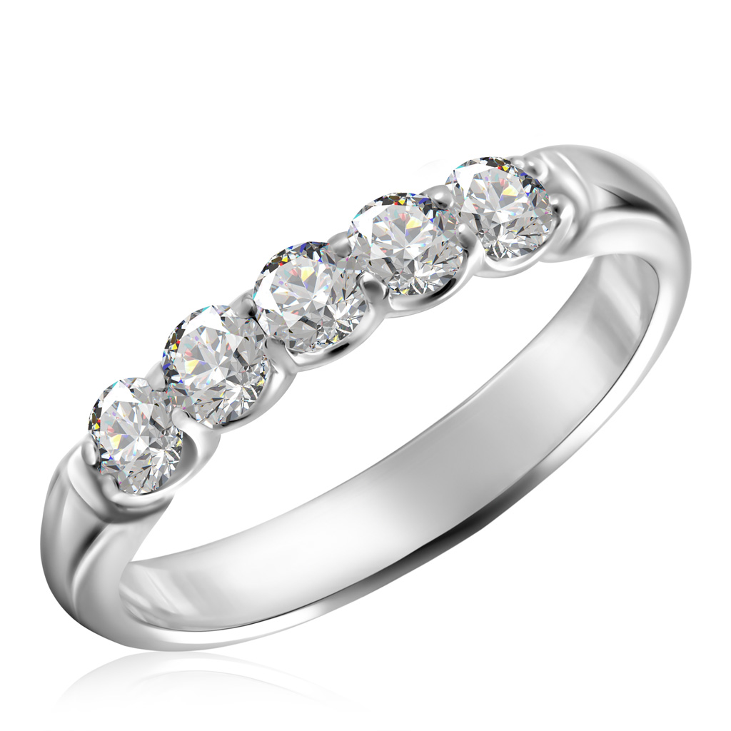 Кольцо с бриллиантами из белого золота кольцо из белого золота с сапфиром и бриллиантами