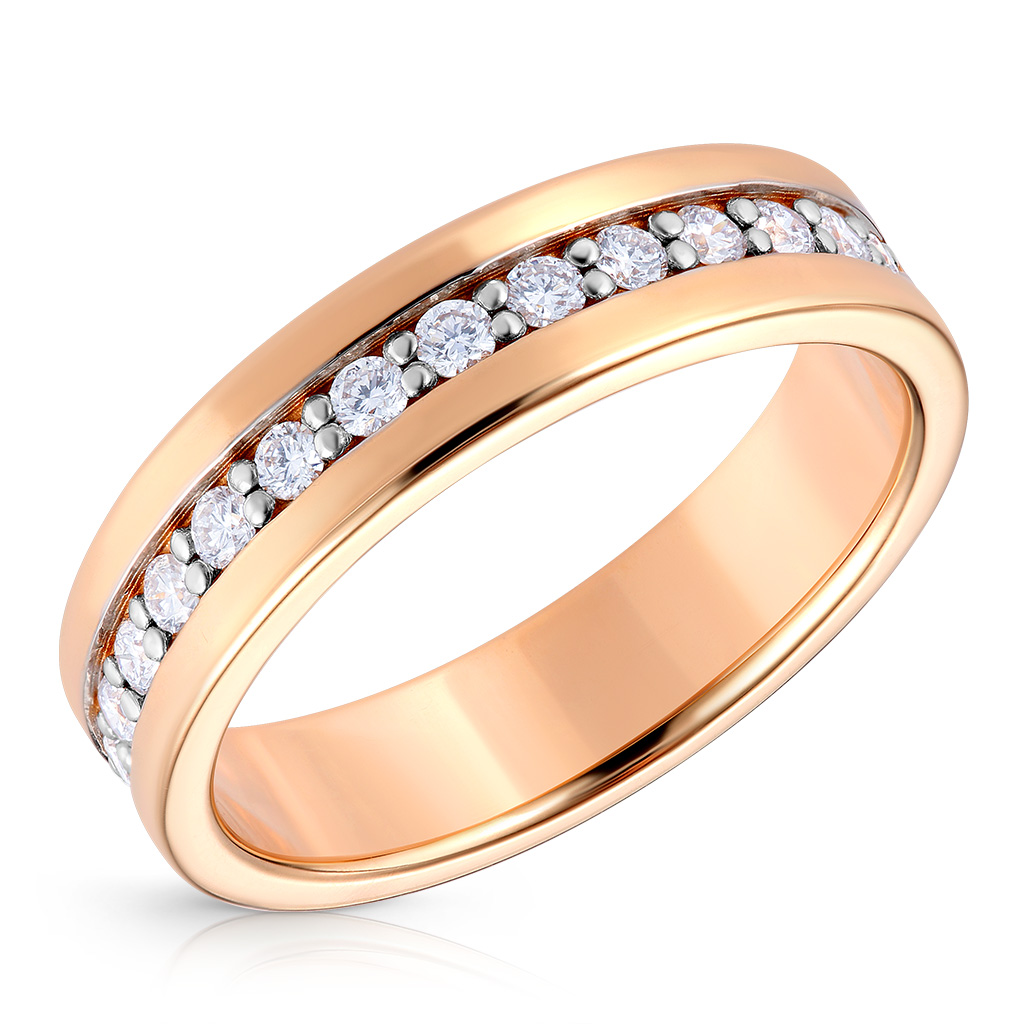 Кольцо обручальное из золота кольцо из желтого золота р 17 джей ви r1937dia cy01 0319 yg бриллиант