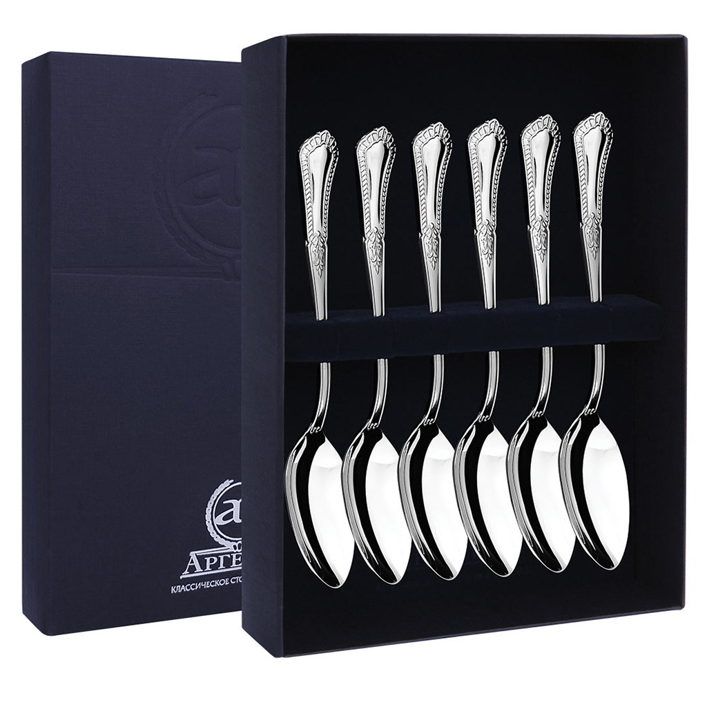 Набор серебряных чайных ложек «Фаворит» 6 предметов adidas подарочный набор для мужчин ice dive