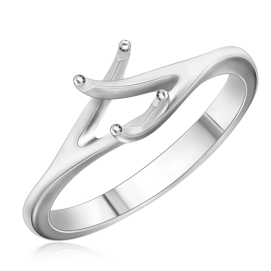 Оправа-кольцо из белого золота крюк кольцо с дюбелем белый цинк 8 мм 3 шт 244131