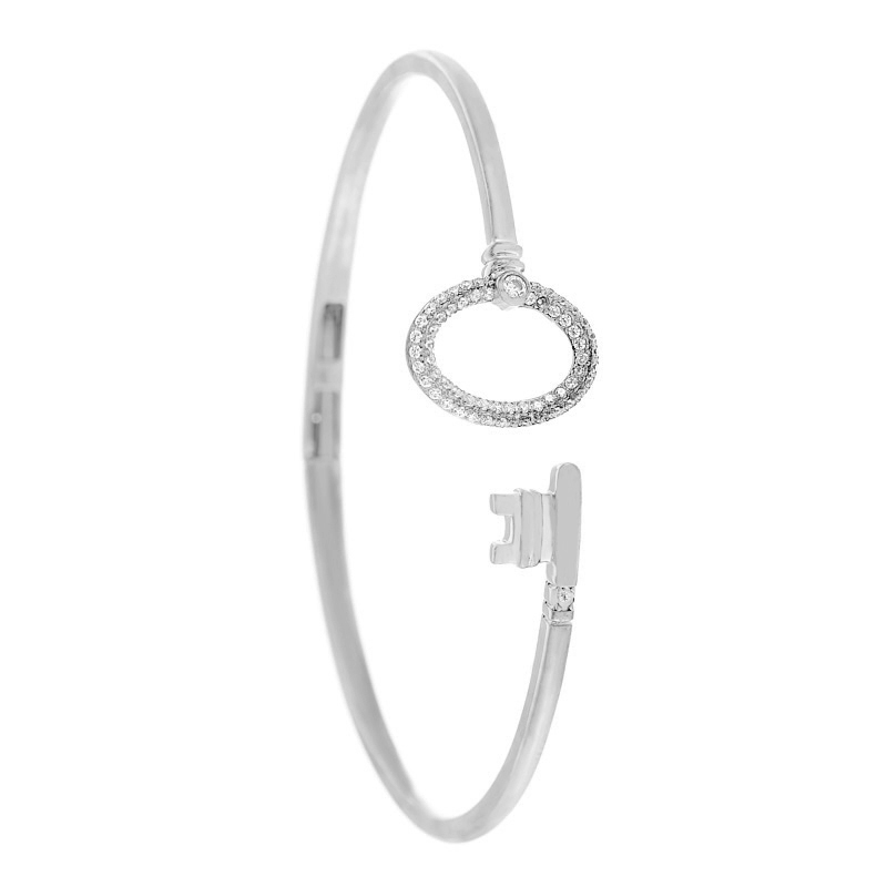 

Браслет декоративный из серебра CZ-B01851-X-W-X-X-W