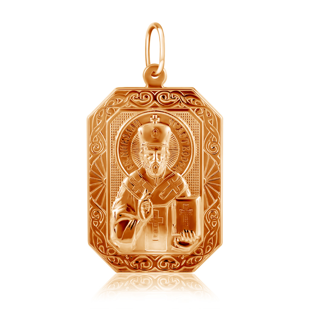 Иконка из золота Николай Чудотворец николай негорев или благополучный россиянин