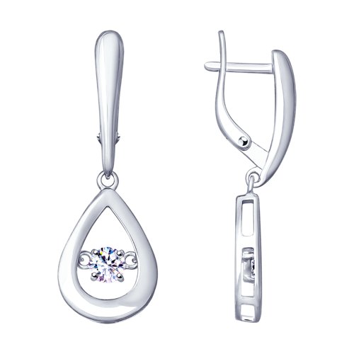 

Серьги с английским замком из серебра 94023055