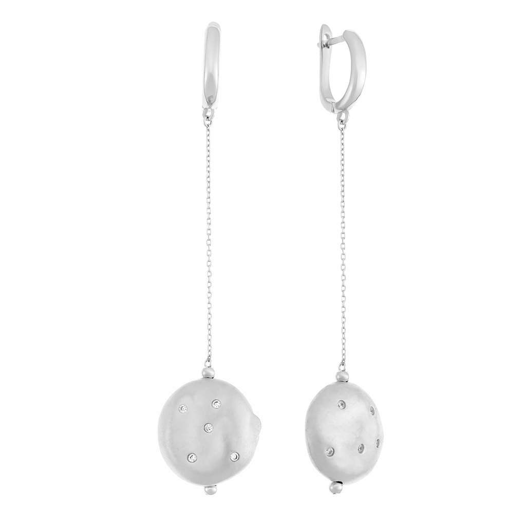 Серьги с английским замком из серебра серьги женские из серебра balex jewellery 2405936580 аметист фианит