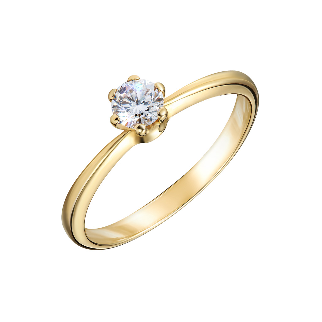 Кольцо помолвочное из золота с бриллиантом помолвочное кольцо из золота с бриллиантом