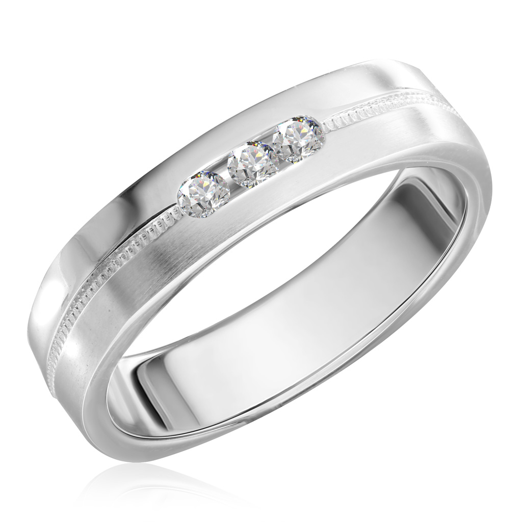 Кольца Choron Diamond из белого золота с бриллиантами