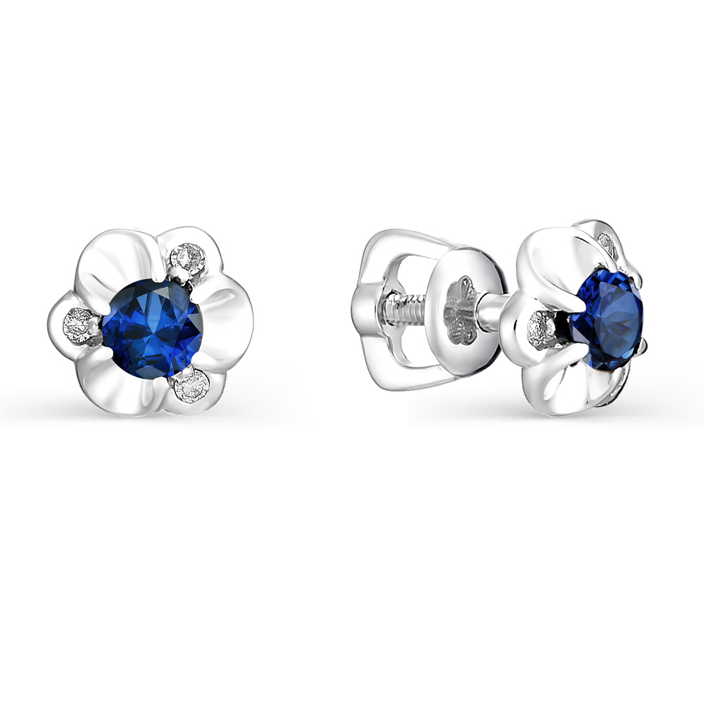 

Серьги с английским замком из золота 22921-202