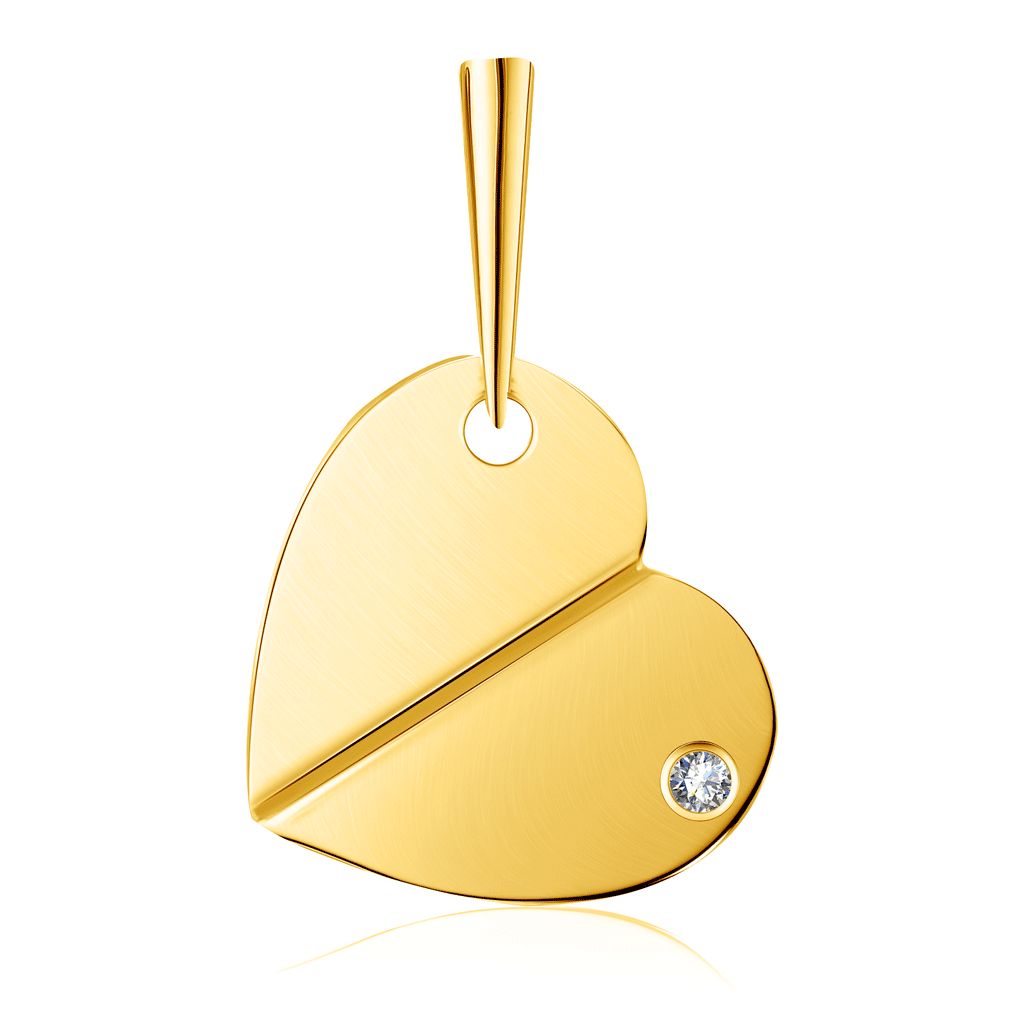 Подвеска сердечко из золота двойная подвеска с термографией открытка с новым годом колокольчик 5 8 х8 5 см