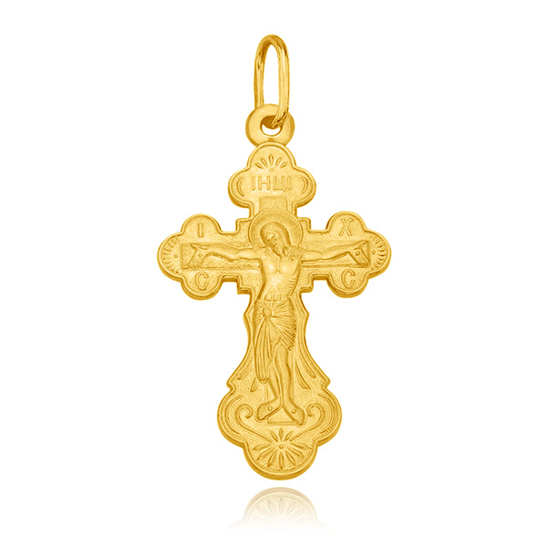 Крест из золота крест и клинок
