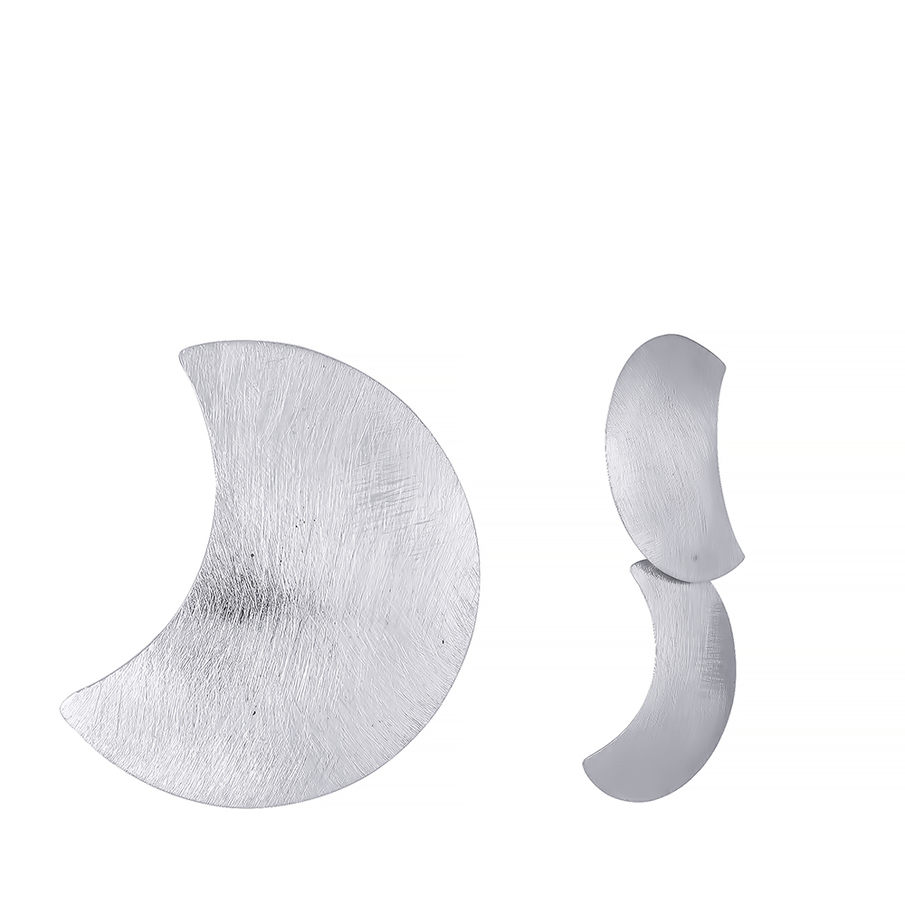 Серьги из серебра серьги со съёмным элементом трансформер жемчужный диск белый в серебре