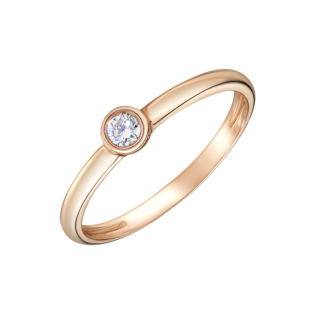 Кольцо помолвочное из золота с бриллиантом кольцо из золота с бриллиантом