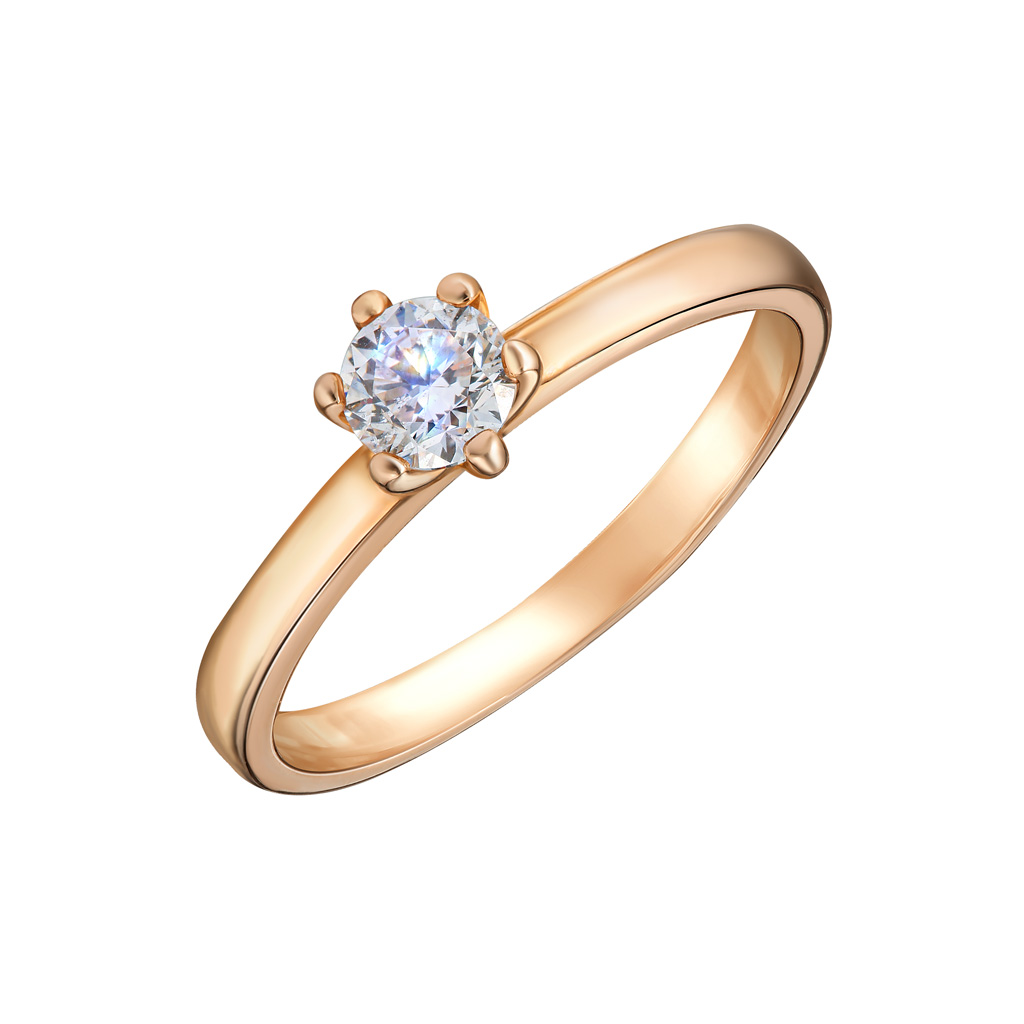 Золотое помолвочное кольцо с бриллиантом золотое платье сказка