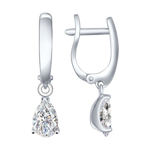 

Серьги с английским замком из серебра 94021997