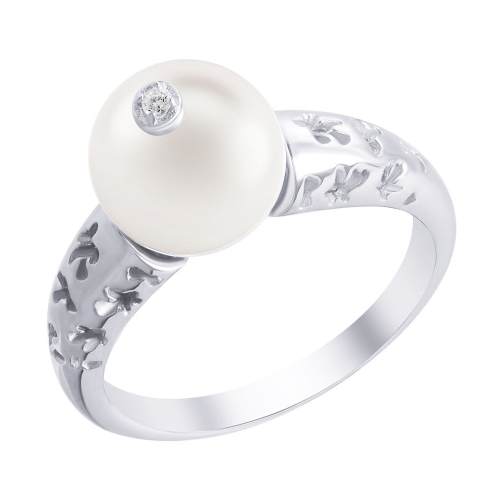 Кольцо из серебра декоративные наклейки жемчуг 0 5 см 105 шт белый