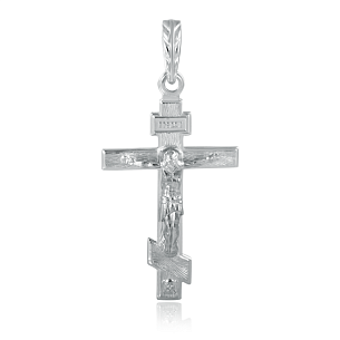 Крест из белого золота