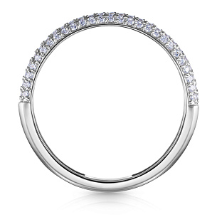 Кольцо из серебра с фианитом