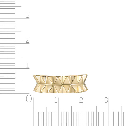 Кольцо из желтого золота