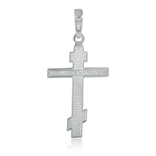 Крест из белого золота