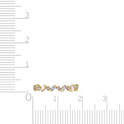 Кольцо из желтого золота с бриллиантами
