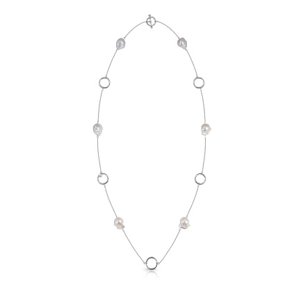 Колье из серебра
