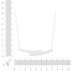 Колье из белого золота с бриллиантами