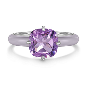 Кольцо из серебра с эмалью