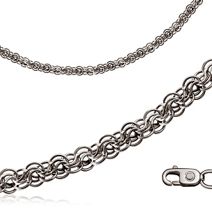 Браслет ручной работы из серебра